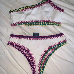 One shoulder kiini bathing suit!!!